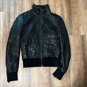 Women’s diesel brand leather jacket